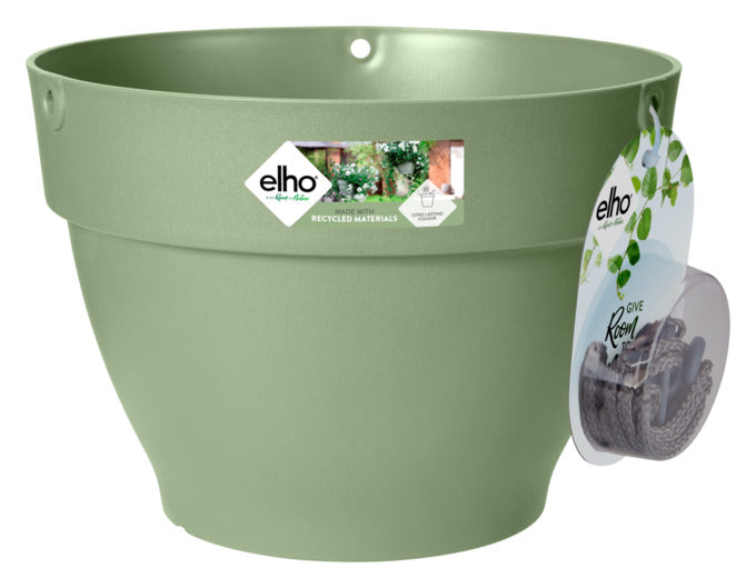 ELHO Hängeampel vibia campana ø 26 cm pistaziengrün in präsentiert im Onlineshop von KAQTU Design AG. Pflanzentopf Outdoor ist von ELHO