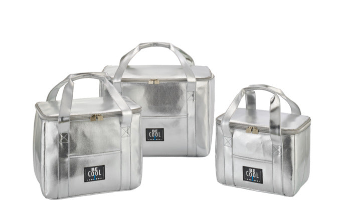 Kompakte BE COOL Kühltasche Silver 4.5l: Perfekte Isolierung, stilvolles Design, ideal für unterwegs. Frische Snacks & kühle Getränke überall!