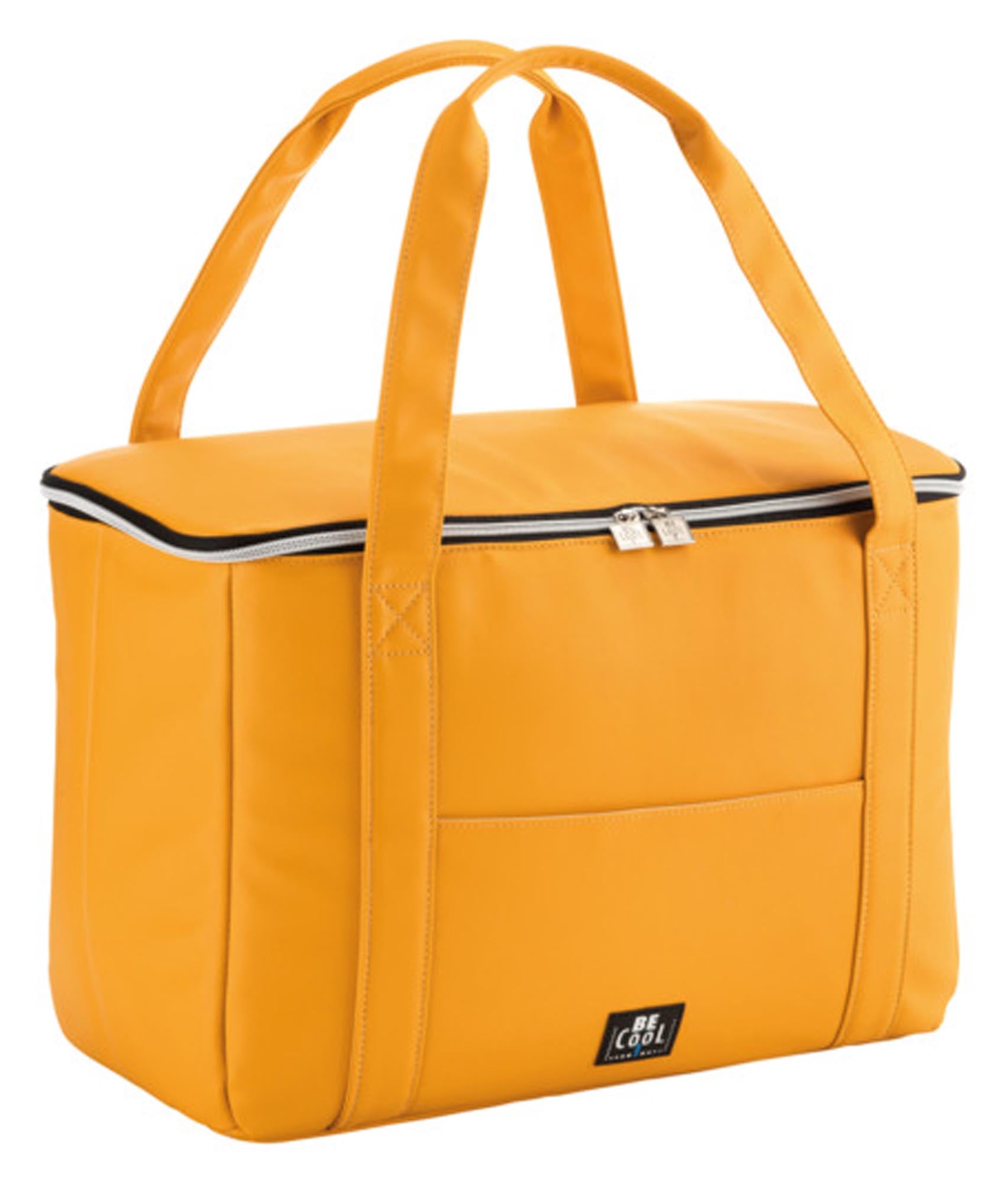Die BE COOL Kühltasche City yellow 28L bietet großzügigen Stauraum, hochwertige Isolierung und ein modisches Design für Ausflüge und Picknicks.