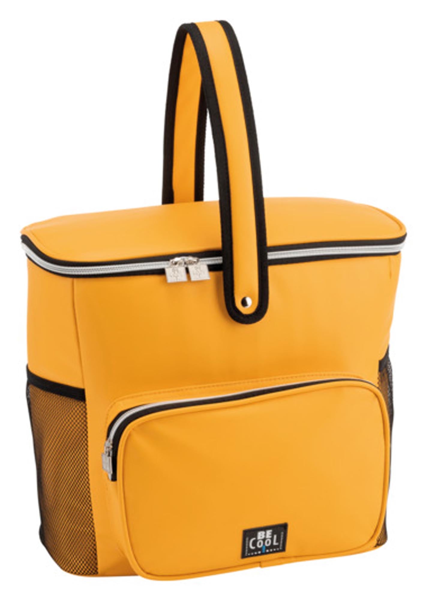 Entdecken Sie die BE COOL Kühltasche City Yellow 17.5L – ideal für Picknicks, Ausflüge und Outdoor-Aktivitäten. Hochwertige Isolierung, leicht zu reinigen!