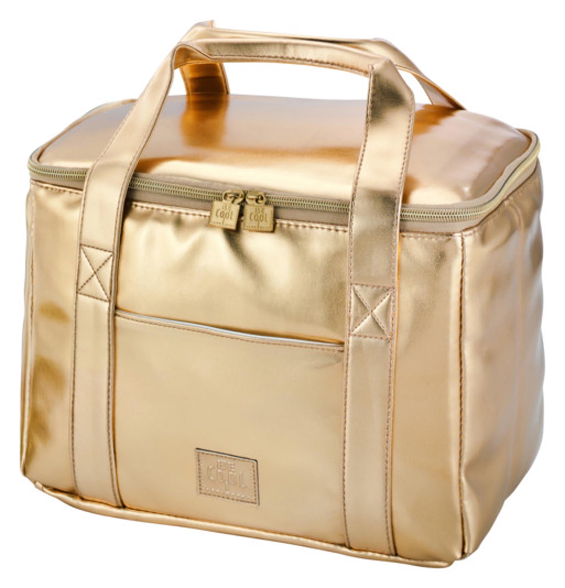 Entdecken Sie die BE COOL Kühltasche Gold 10L – ideal für Picknicks, Strandausflüge und Einkäufe. Hochwertig, leicht, elegant und leicht zu reinigen!