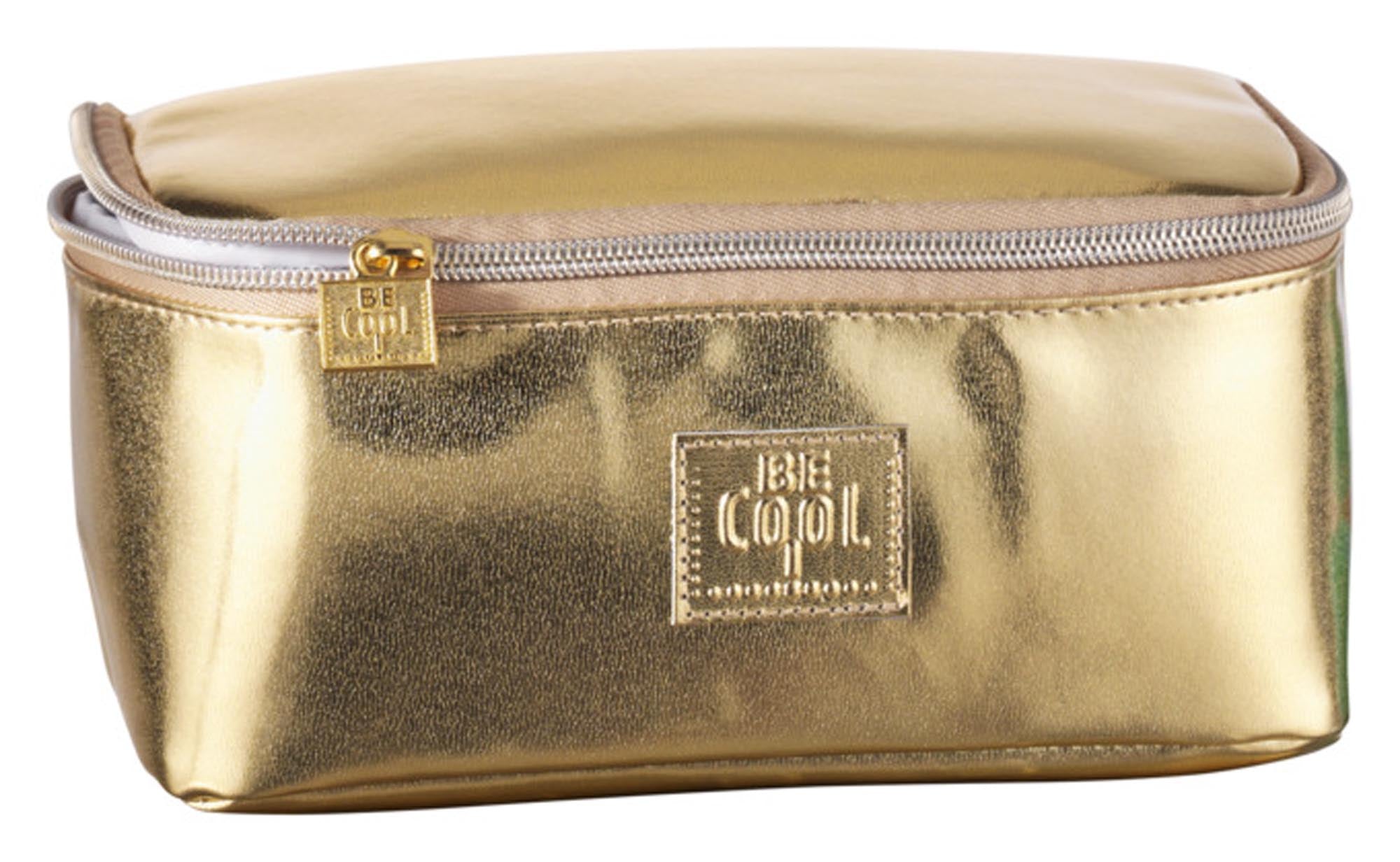 Entdecken Sie die BE COOL Kühltasche Gold Mini 1.5 l – ideal für kühle Snacks und Getränke unterwegs. Hochwertige Isolierung, leicht zu reinigen und umweltfreundlich!