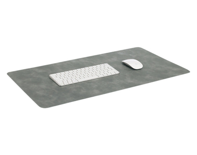 Stilvolle ZELLER Schreibtischunterlage in grau (70x40 cm): Hochwertiges Kunstleder, schützt Ihren Schreibtisch und sorgt für Ordnung im Arbeitsbereich.