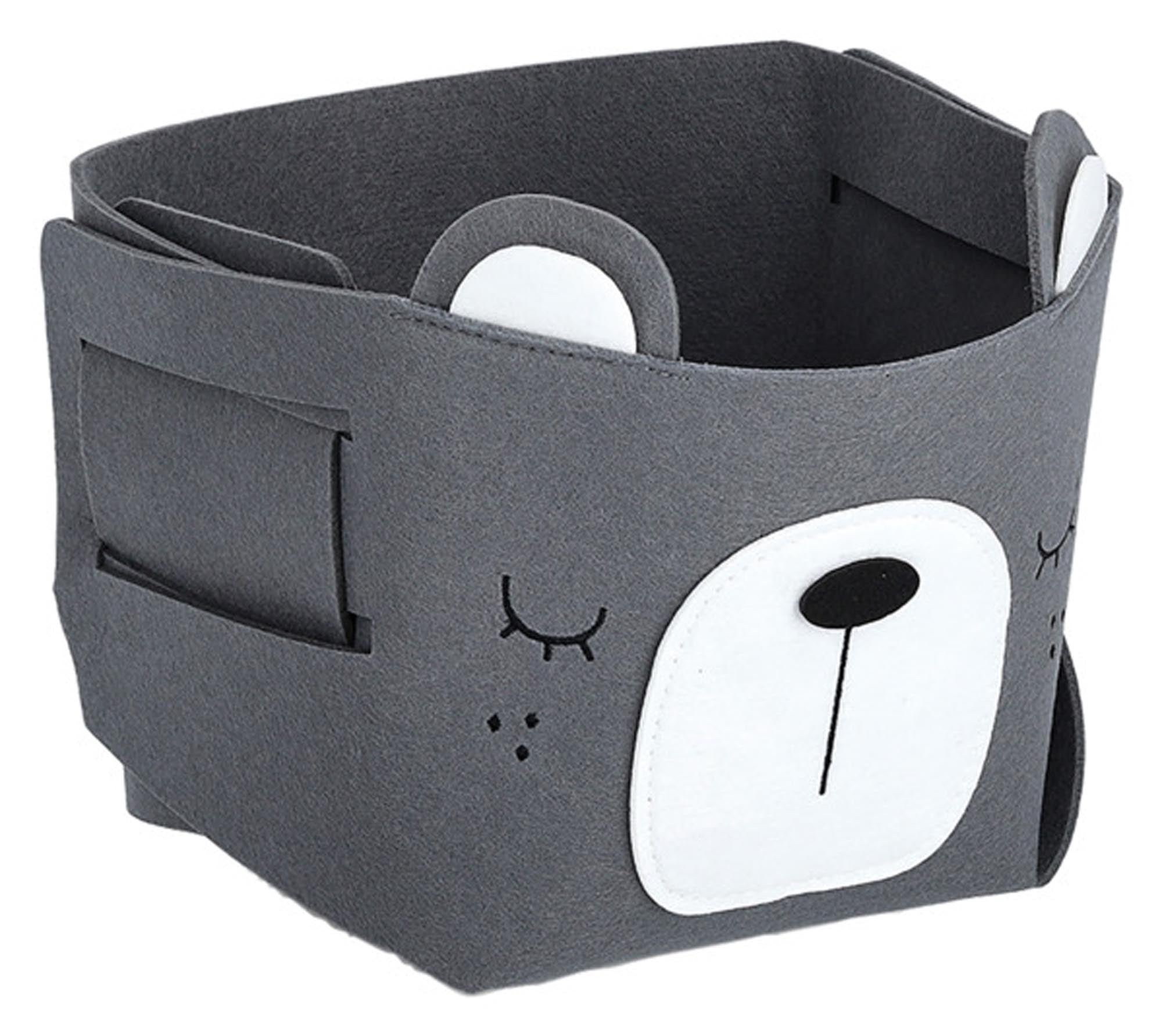 Niedlicher Aufbewahrungskorb Hase von ZELLER PRESENT: Ideal für Spielzeug, Wäsche, aus langlebigem Polyester, 30x40 cm, mit Griffen.