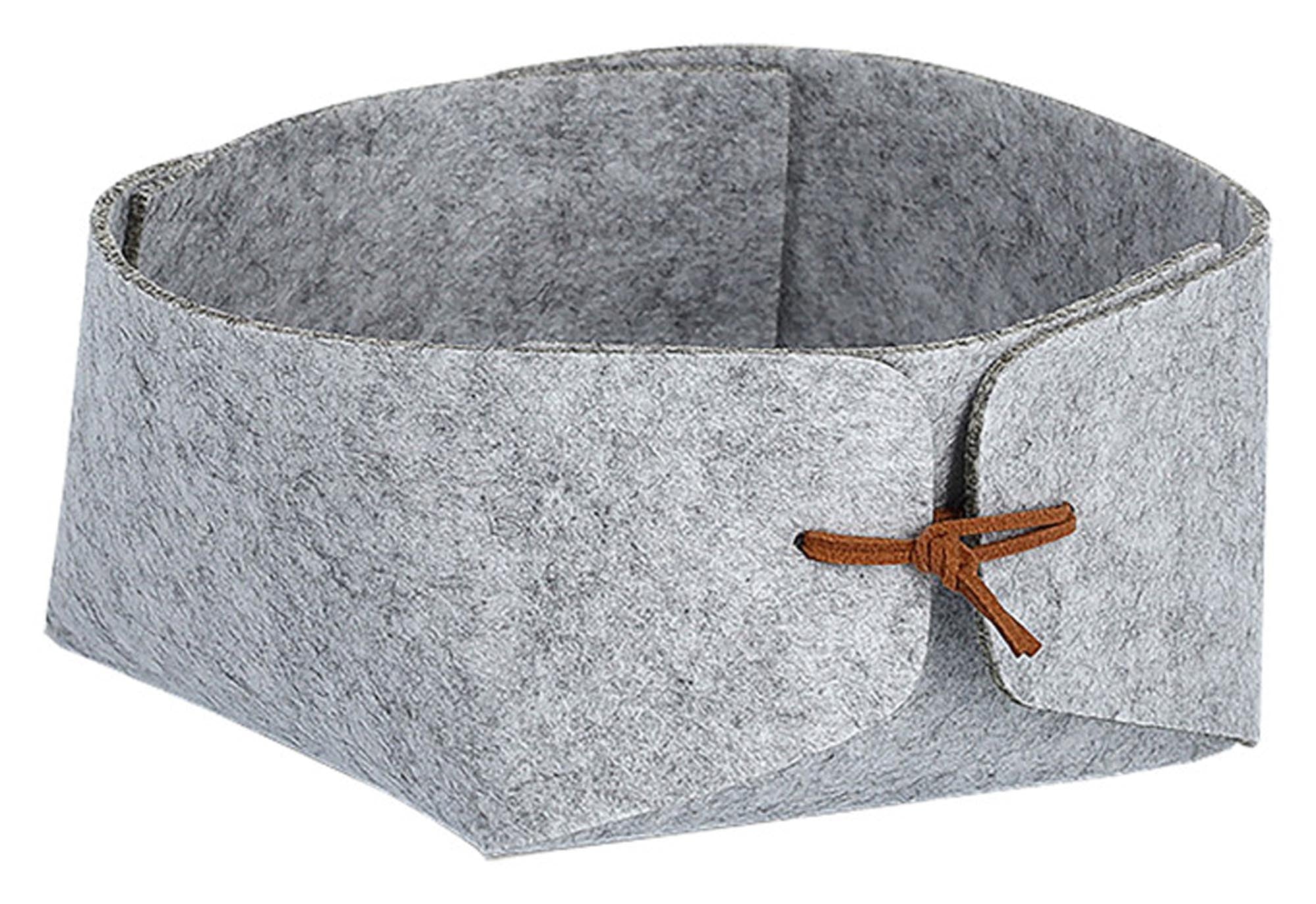 Entdecken Sie den hellgrauen ZELLER Aufbewahrungskorb (13,5x13,5x7,5 cm) – ideal für Büro, Küche und Bad. Stilvoll, robust und platzsparend!