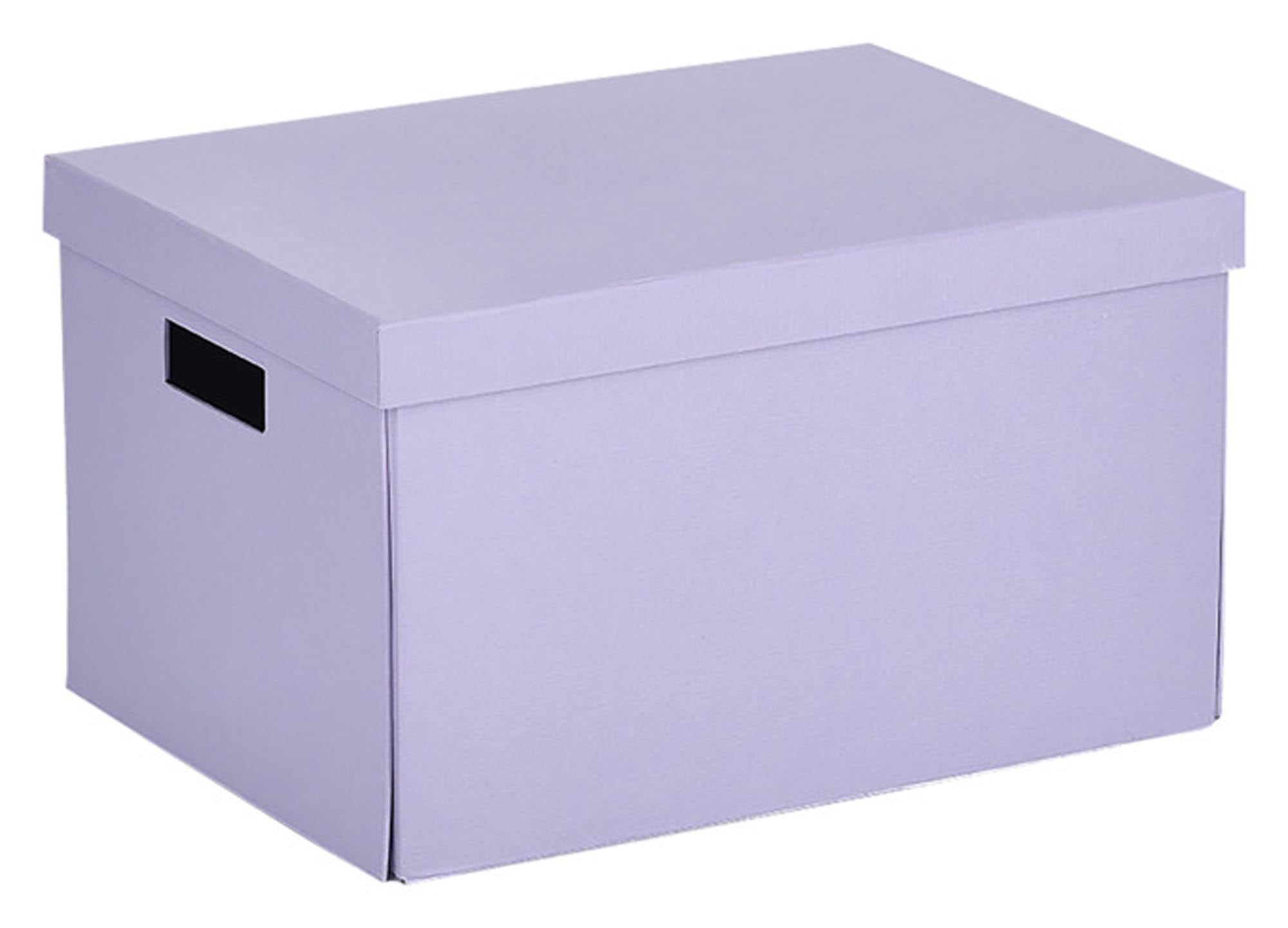 Elegante ZELLER Aufbewahrungsbox in Flieder, 25x35x20 cm, aus robustem Polyester. Ideal für Kleidung, Spielzeug und Accessoires. Stilvolle Ordnung für jedes Zuhause.