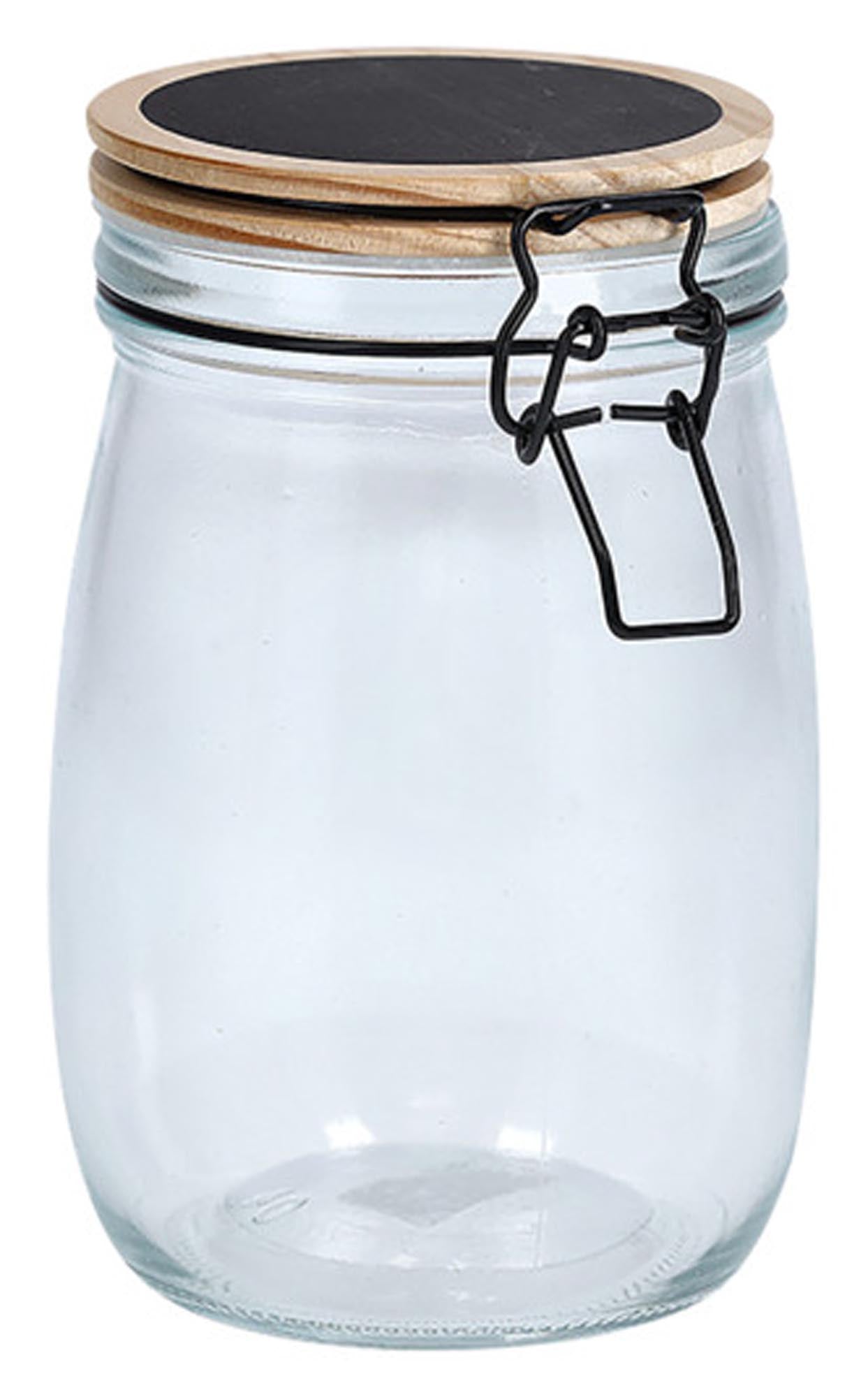 Elegantes ZELLER Vorratsglas 1000 ml mit Bügelverschluss. Ideal für trockene Lebensmittel, schützt vor Feuchtigkeit und Schädlingen. Spülmaschinenfest.