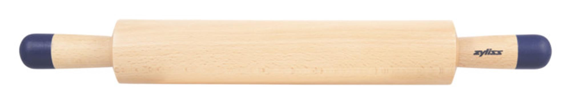 Entdecken Sie den ZYLISS Teigroller 46 cm aus Buchenholz mit Antihaft-Beschichtung. Ideal für Pizza, Plätzchen und Tartes – Ihr perfektes Backwerkzeug!