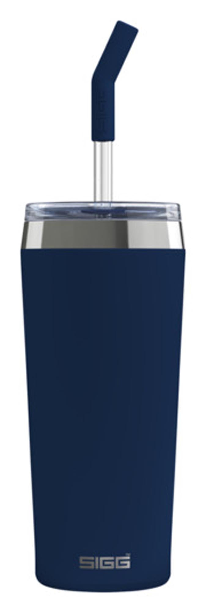 Entdecken Sie den SIGG Isolierbecher Tumbler Mug Helia 0.6 l in Night Ink. Ideal für heiße und kalte Getränke, BPA-frei, spülmaschinenfest und perfekt für unterwegs!