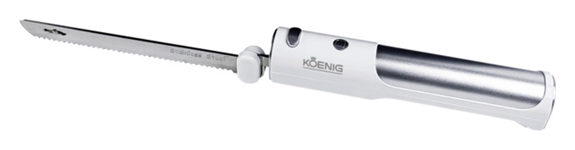 Entdecken Sie das KOENIG Elektromesser – Ihr unverzichtbares Küchengerät für schnelles und präzises Schneiden von Brot, Fleisch und mehr!