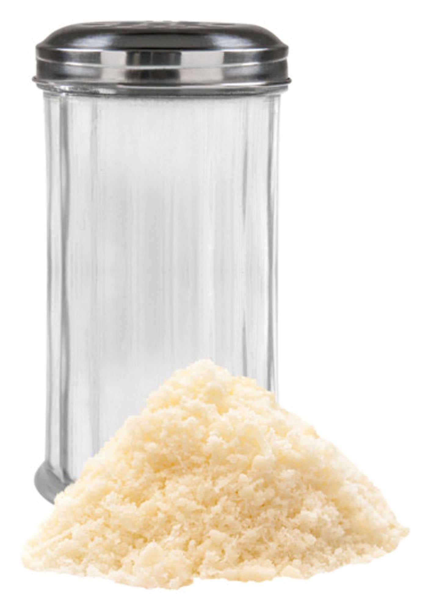 EVA Käsestreuer 370 ml: Ideal für Käseliebhaber! Perfekte Dosierung für Parmesan, Gouda & mehr. Hochwertig, leicht & stilvoll. Must-Have für jede Käseplatte!