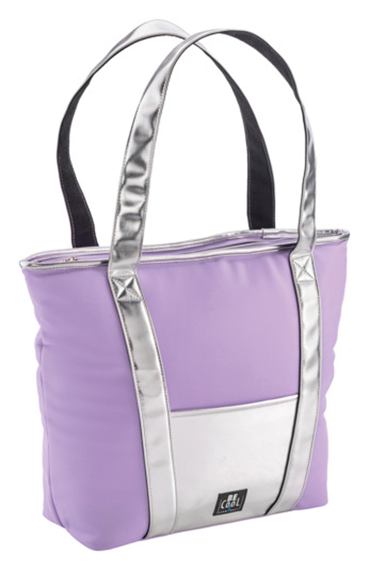 Entdecken Sie die BE COOL Kühltasche Shopper Lavendel/Silver 18.5 l – stilvoll, funktional und ideal für frische Lebensmittel unterwegs!