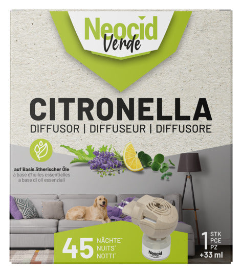 NEOCID Citronella Diffusor in  präsentiert im Onlineshop von KAQTU Design AG. Insektenabwehr ist von NEOCID VERDE