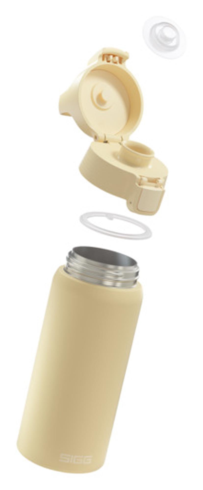 Entdecken Sie die SIGG Isolierflasche Shield Therm One in opti yellow (0.5 l) – der perfekte Begleiter für heiße und kalte Getränke, stilvoll und nachhaltig.