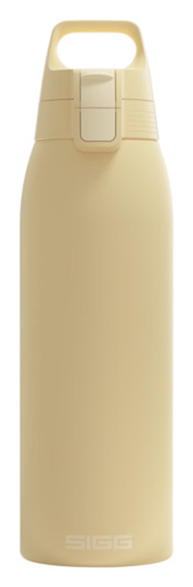 Entdecken Sie die SIGG Isolierflasche Shield Therm One 1 l in opti yellow. Ideal für heiße und kalte Getränke, robust, hygienisch und umweltfreundlich.