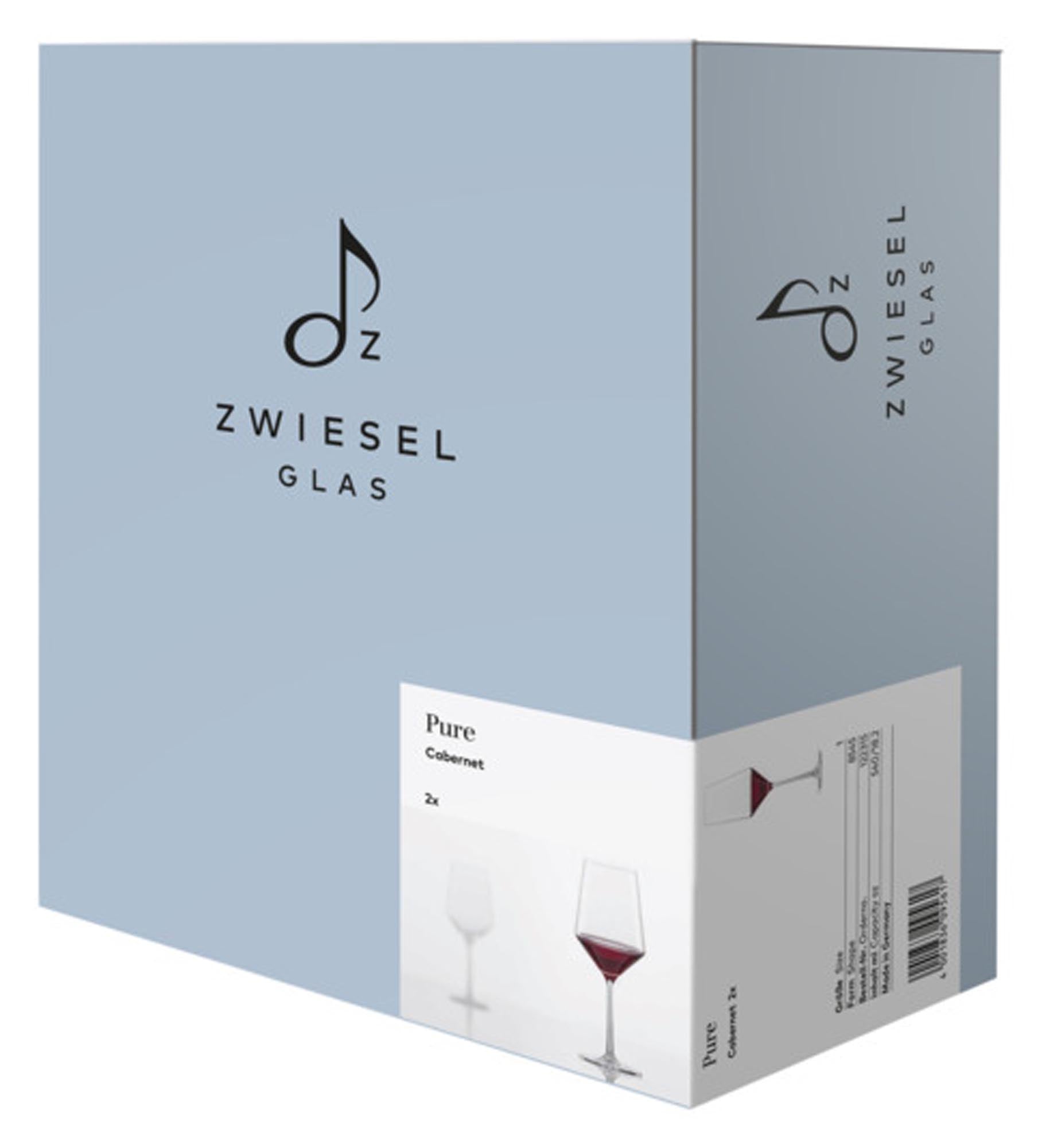 Elegantes Cabernetglas von ZWIESEL GLAS: Perfekte Belüftung, robustes Kristallglas, spülmaschinenfest. Ideal für Rotweingenuss.