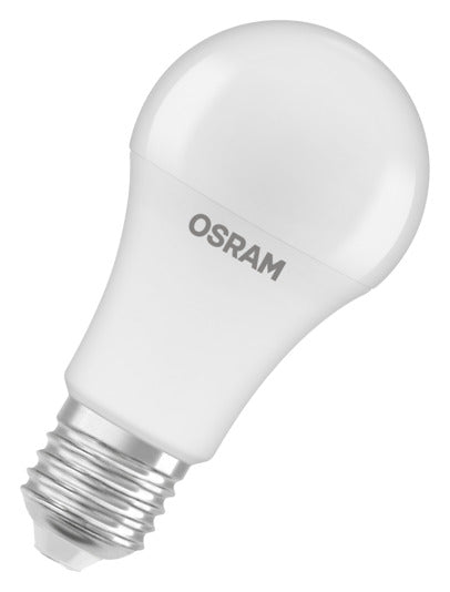 OSRAM LED-Lampe Star Classic A Motion Sensor E27 8.8W 806lm frosted Warm White in präsentiert im Onlineshop von KAQTU Design AG. Leuchtmittel ist von OSRAM