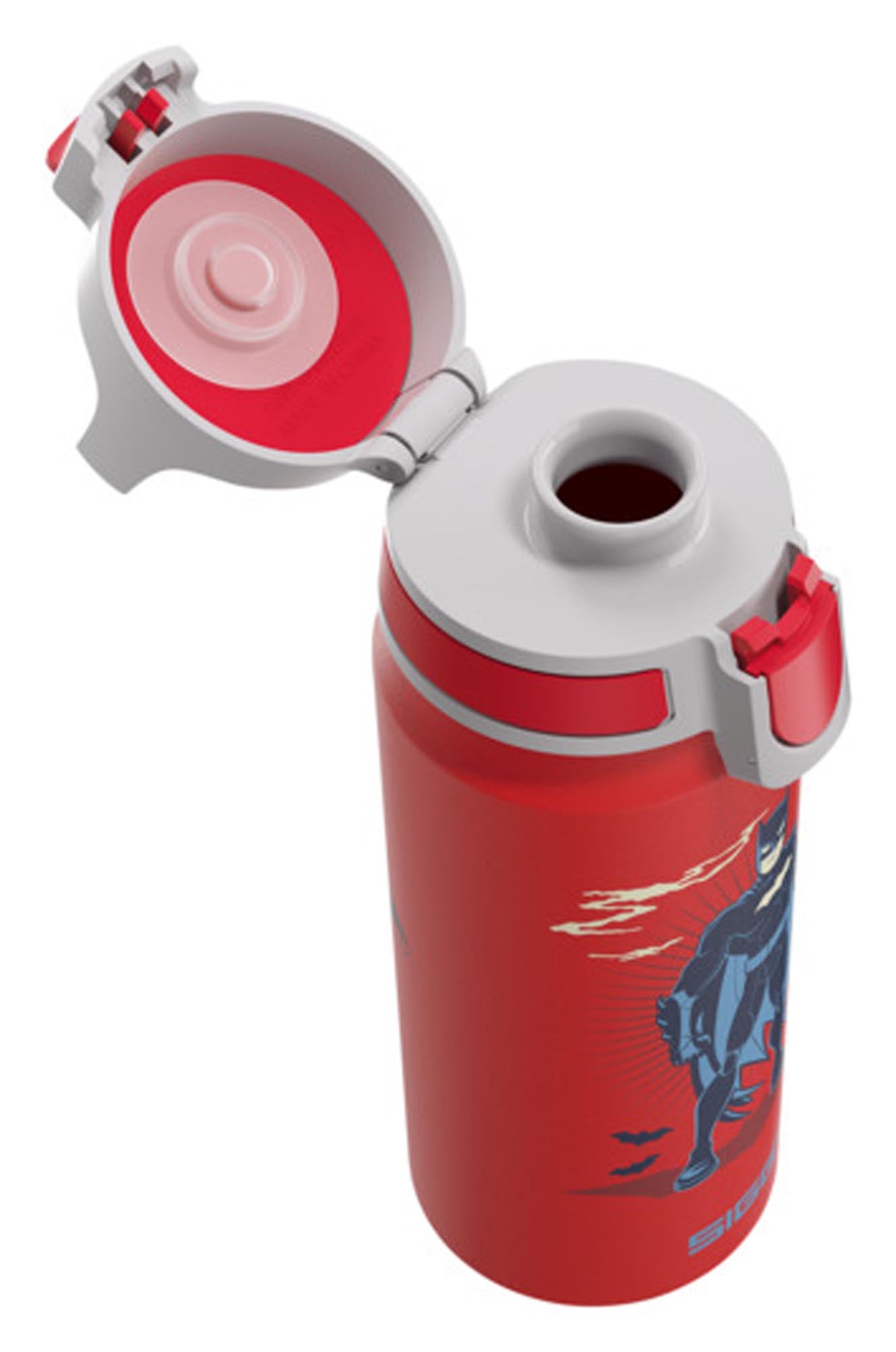 Stylische 0.6L SIGG Trinkflasche im coolen Batman-Design. Aus robustem, BPA-freiem Aluminium, ideal für Sport und Alltag. Ein Must-Have für Batman-Fans!