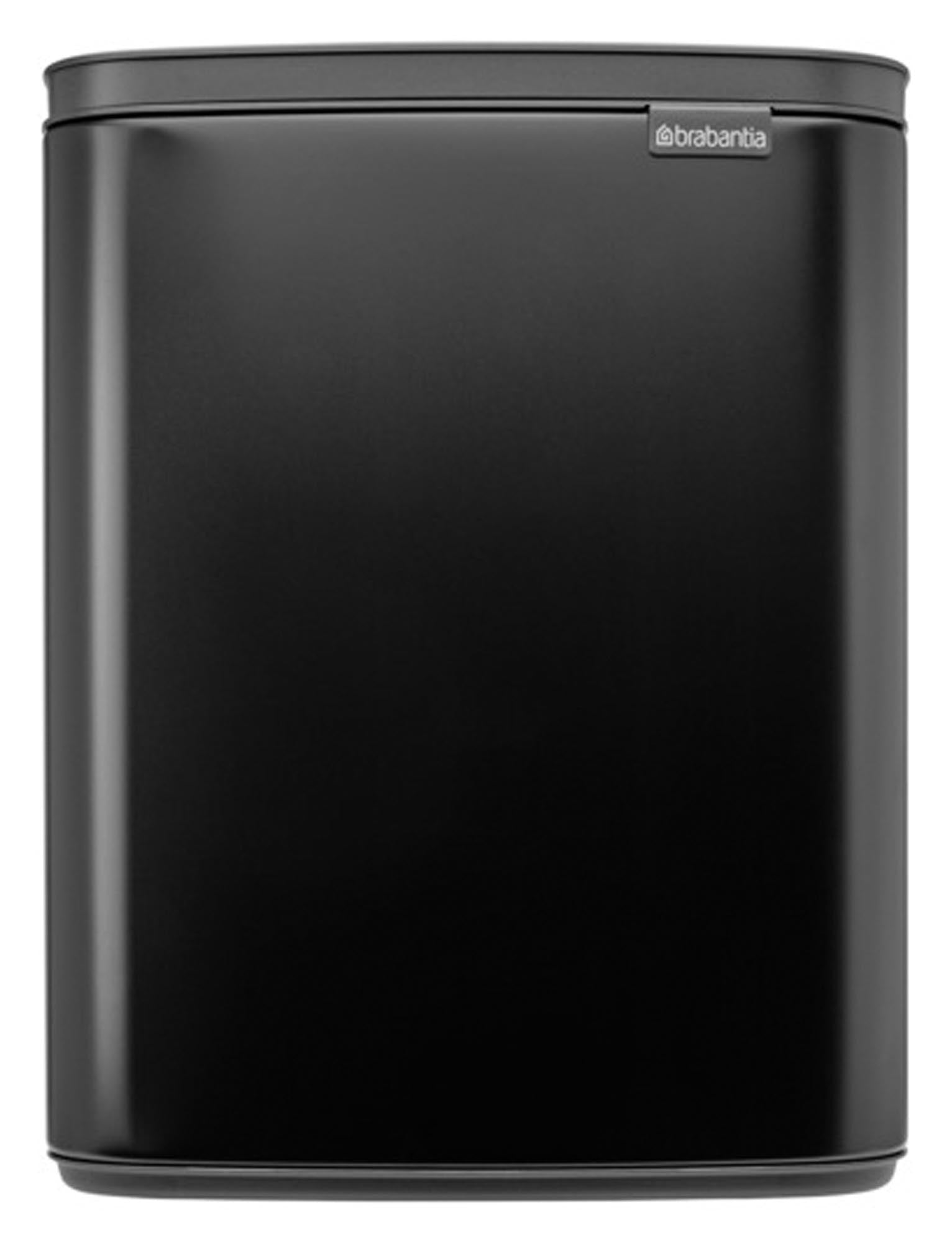 Entdecken Sie den BRABANTIA Abfallbehälter Bo 12 l in elegantem Schwarz matt. Hochwertig, hygienisch und ideal für Küche, Büro und Badezimmer.