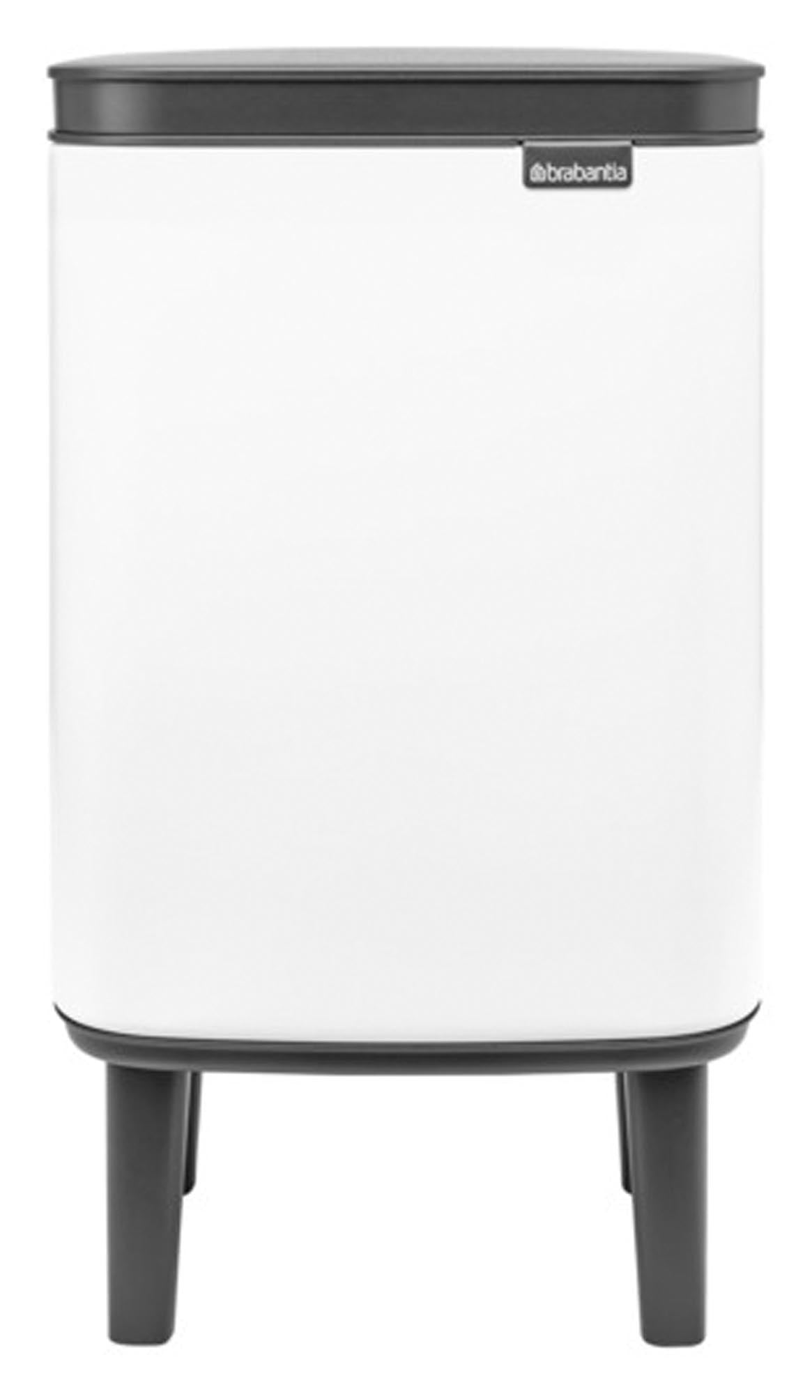 Entdecken Sie den BRABANTIA Abfallbehälter Bo Hi 4 l in Weiß – der perfekte, stilvolle Mülleimer für Küche, Bad und Büro. Hochwertiger Edelstahl, umweltfreundlich und funktional.