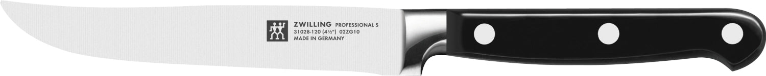 Hochwertiges Steakmesser-Set "S" von Zwilling Kitchen, bestehend aus 4 eleganten Messern, ideal für saftige Steaks und feine Fleischgerichte.