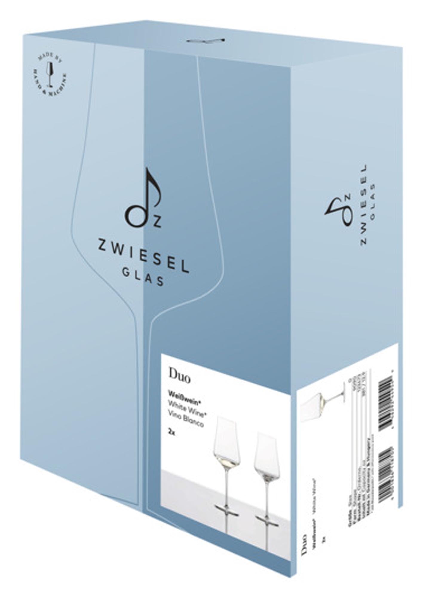Elegantes Weissweinglas-Set von ZWIESEL GLAS: Kristallklar, robust, spülmaschinenfest. Perfekt für Aromenentfaltung und stilvollen Genuss.