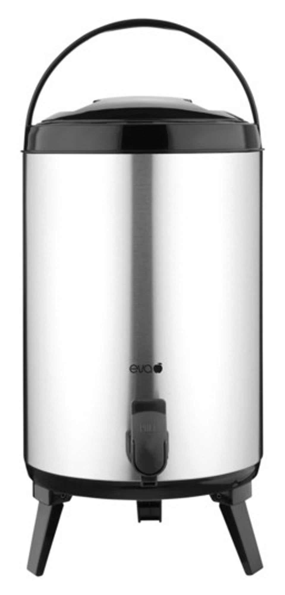 EVA Getränkespender 13 l mit Auslaufhahn und klappbaren Füßen. Ideal für Gartenpartys, Hochzeiten und Geburtstagsfeiern. Platzsparend und leicht zu reinigen.