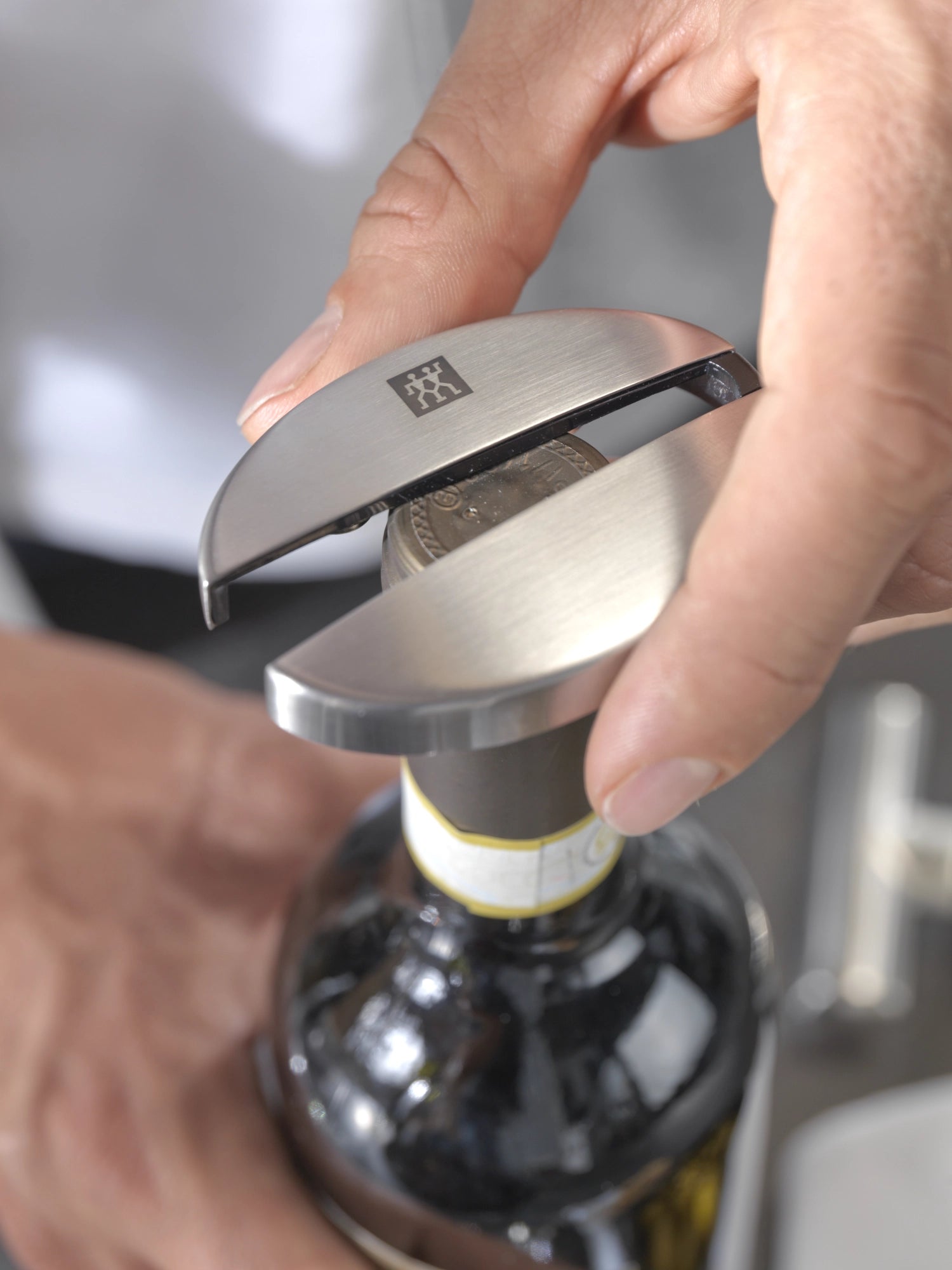 Folienschneider 13x8x4.2 cm, Edelstahl, silber