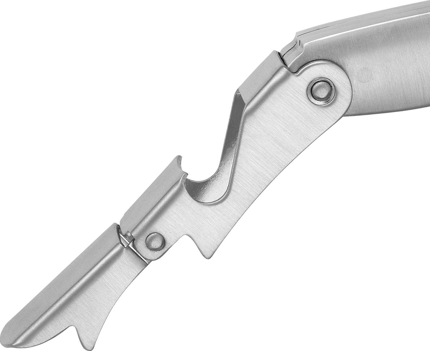 Elegantes Kellnermesser von Zwilling Kitchen in mattem Finish, perfekt für das mühelose Öffnen von Weinflaschen. Maße: 12.1x2.6 cm.