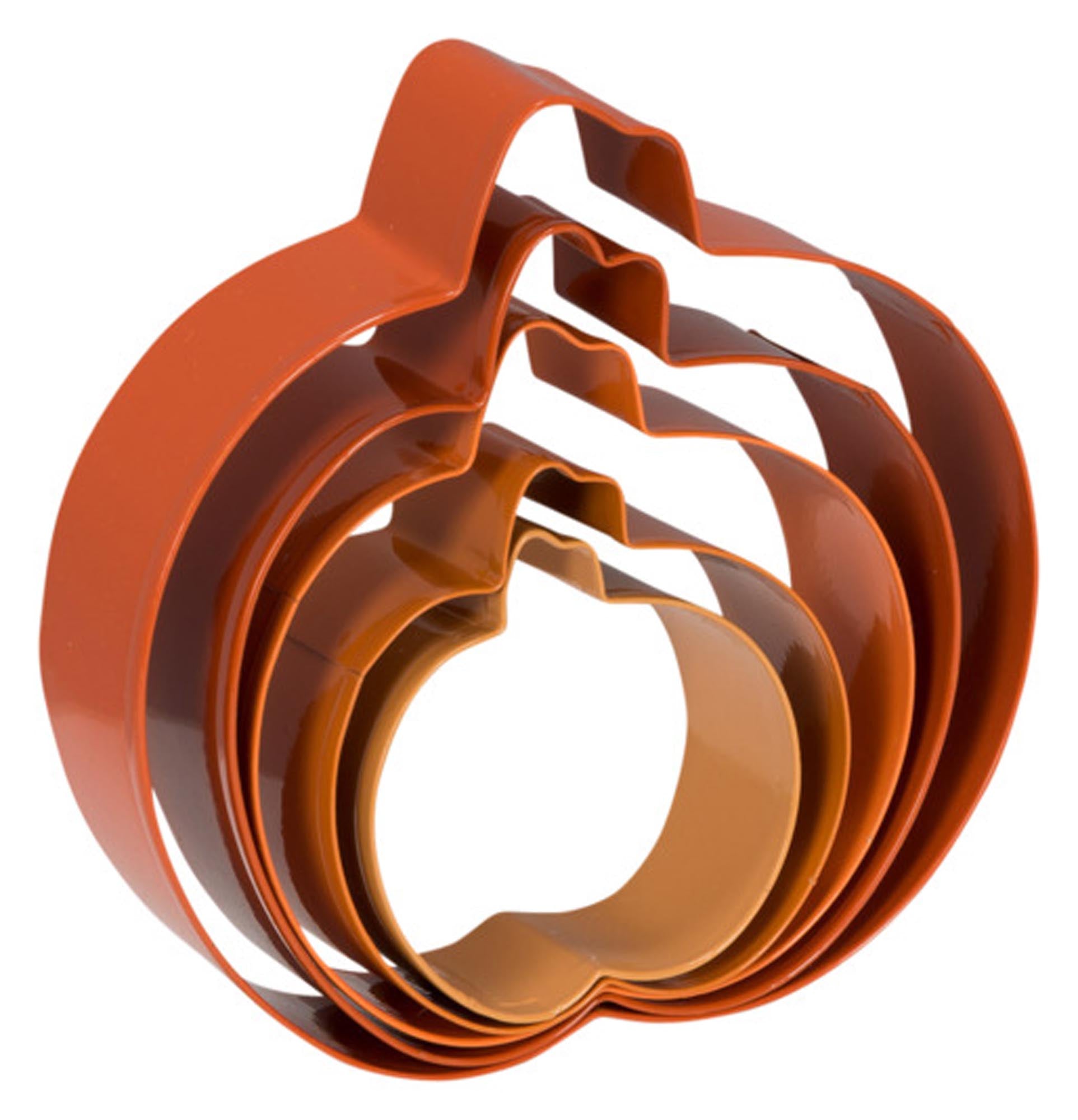 Entdecken Sie die PATISSE Ausstechformen Kürbis 5-teilig aus Edelstahl für kreative Halloween-Backprojekte. Langlebig, einfach zu reinigen und vielseitig!