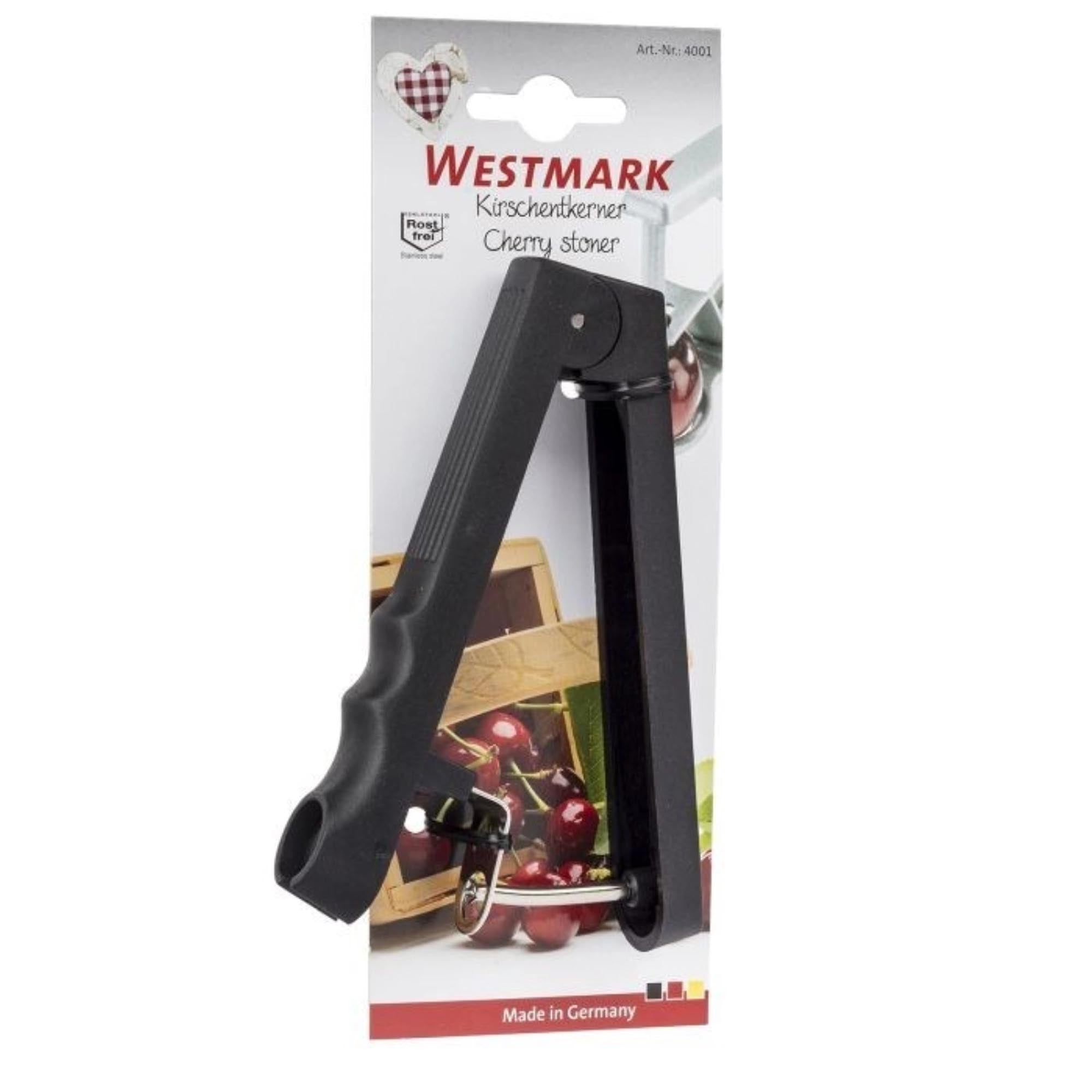 Praktischer Kirschenentkerner von Westmark, kompakt und einfach zu bedienen, ideal für schnelles und sauberes Entkernen.