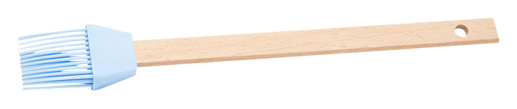 Entdecken Sie den PATISSE Backpinsel Silikon Holz in hellblau! Ideal zum Bestreichen von Teigen, hitzebeständig, spülmaschinenfest und ergonomisch. Perfekt für Ihre Backprojekte!
