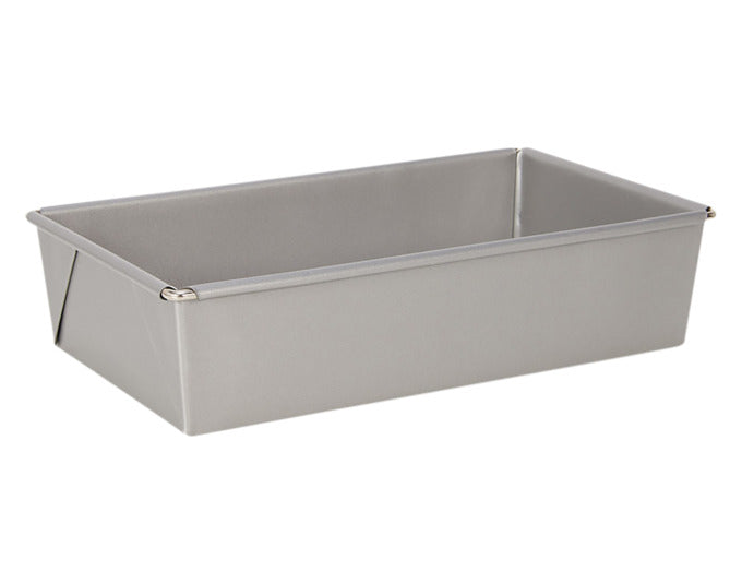 Mini-Brotform Silver-Top 9 cm von PATISSE: Perfekt für kleine Brote, mit Antihaft-Silikonbeschichtung, leicht zu reinigen, hitzebeständig bis 230 °C.