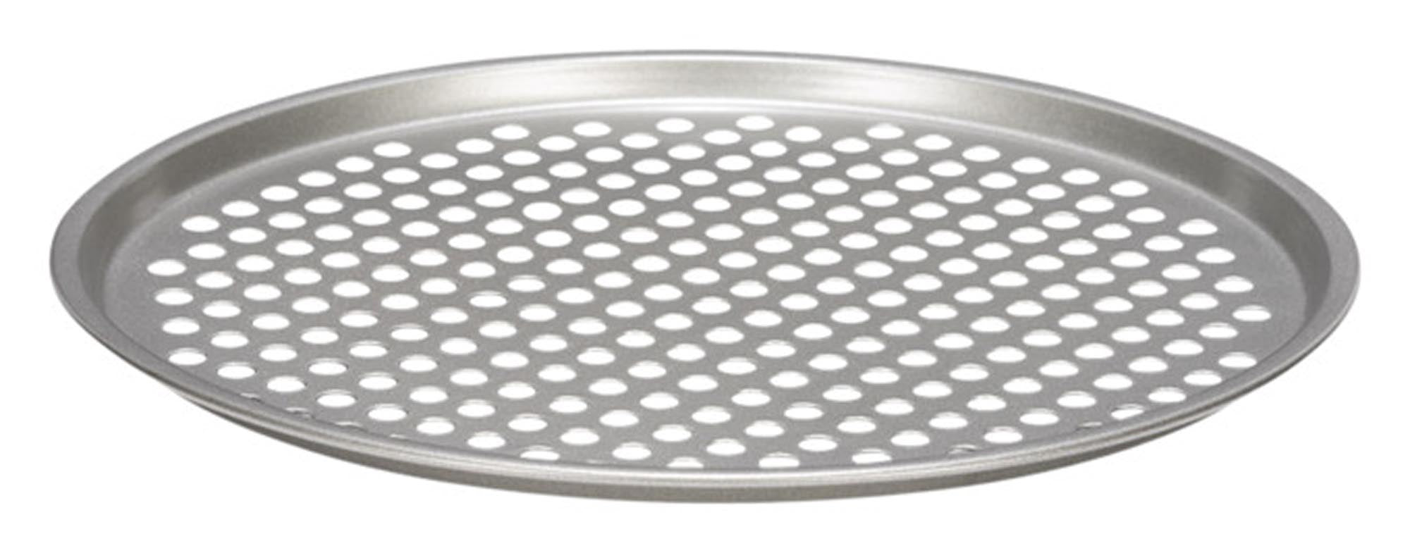 Entdecken Sie das PATISSE Pizzablech gelocht Silver-Top ø 31 cm für perfekte Pizzakreationen. Optimale Luftzirkulation, hochwertige Materialien und pflegeleichte Beschichtung garantieren knusprige Ergebnisse.