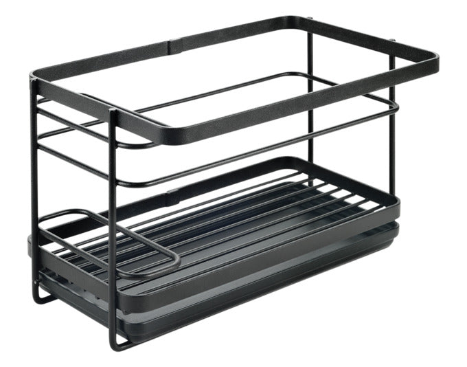 METALTEX Spülbeckenorganzier Tokyo Lava schwarz 22x11x24 cm in präsentiert im Onlineshop von KAQTU Design AG. Haushaltshilfen ist von METALTEX