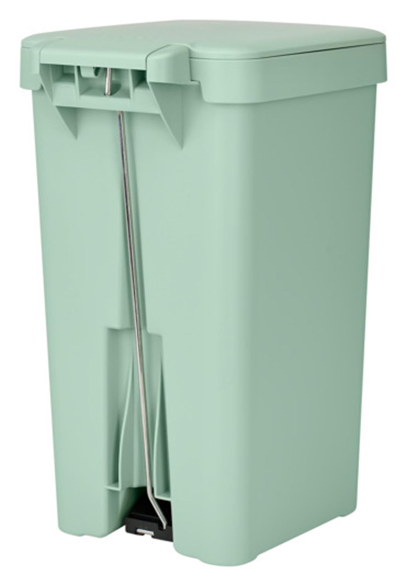Eleganter 25L Treteimer aus Edelstahl, hygienisch mit Fusstritt, geruchsdicht, ideal für Küche & Büro.