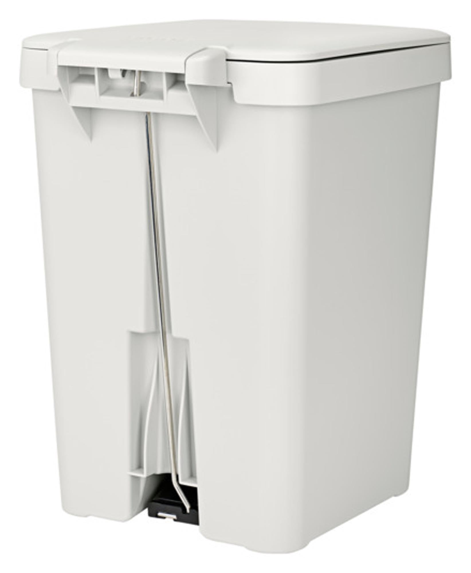 Eleganter 25L Treteimer aus Edelstahl, hygienisch mit Fusstritt, geruchsdicht, ideal für Küche & Büro.