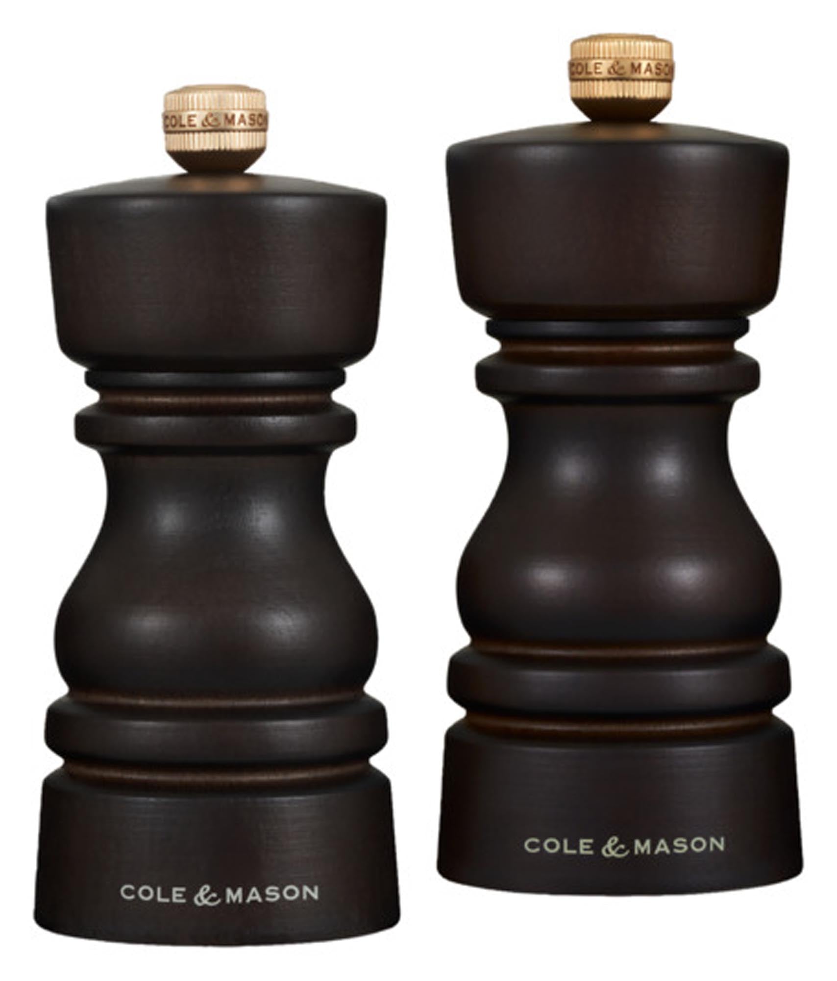 Elegante COLE & MASON Pfeffermühle aus Buchenholz, 30 cm, mit präzisem Edelstahlmahlwerk für perfekten Pfeffergenuss.