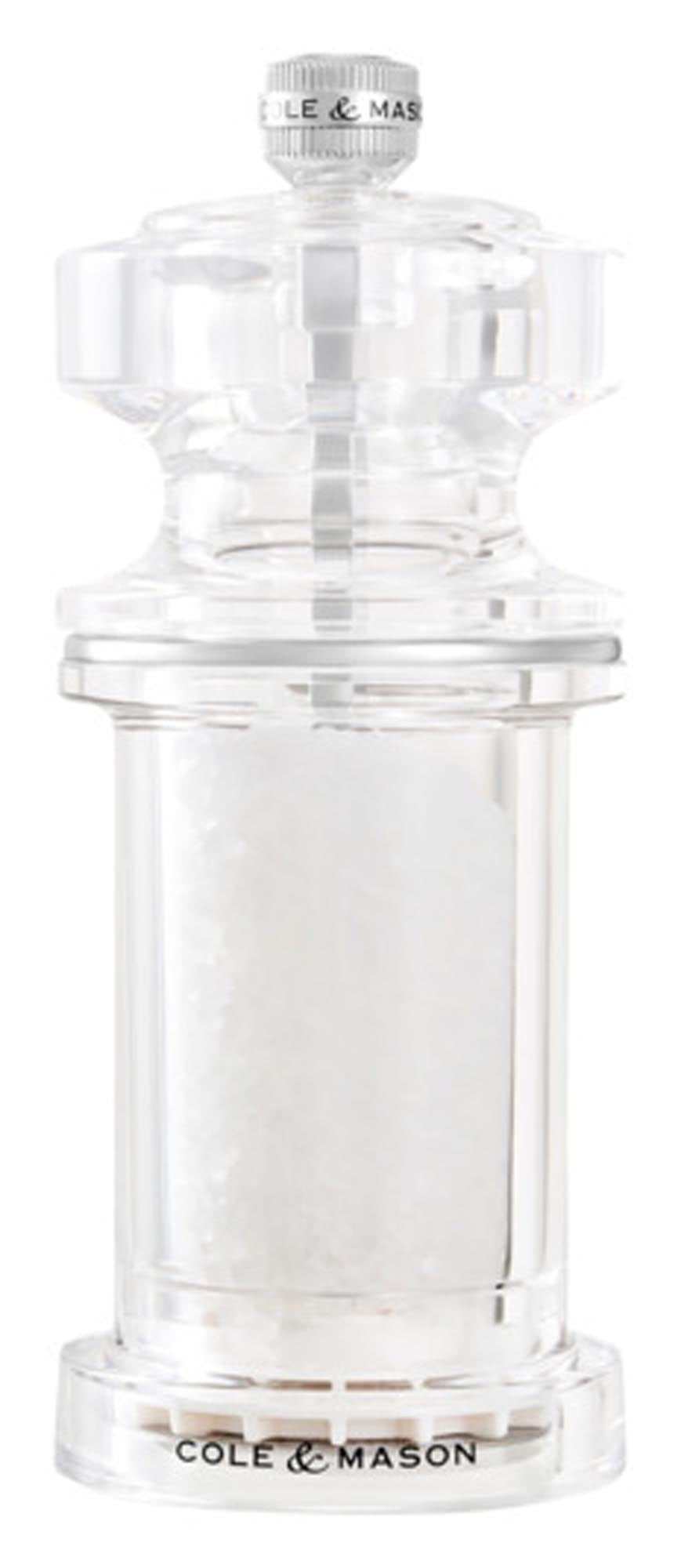 Entdecken Sie die COLE & MASON Salzmühle 605 Acryl – stilvolles Design, präzises Mahlwerk und ergonomische Handhabung für perfekte Würze.