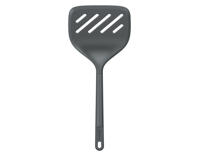 Pfannenwender aus Weizenstroh-Plastik von ZYLISS: nachhaltig, hitzebeständig, ergonomisch, ideal für Pfannengerichte.