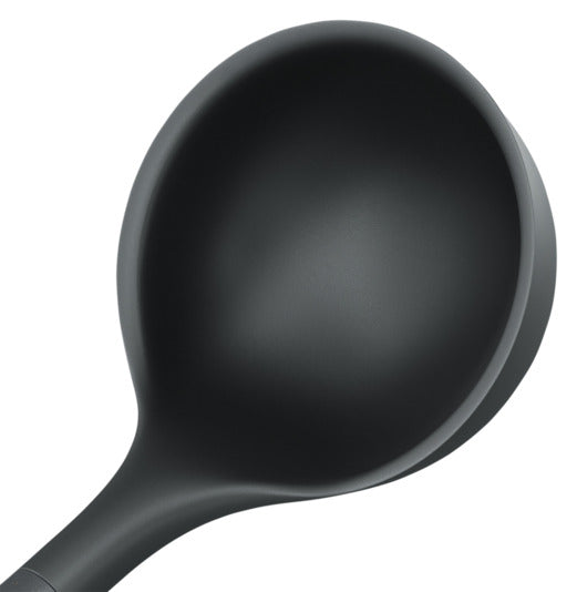 ZYLISS Schöpfkelle L aus nachhaltigem Weizenstroh-Kunststoff, hitzebeständig, ergonomisch, perfekt für Suppen und Saucen. 32.5x9.5 cm.