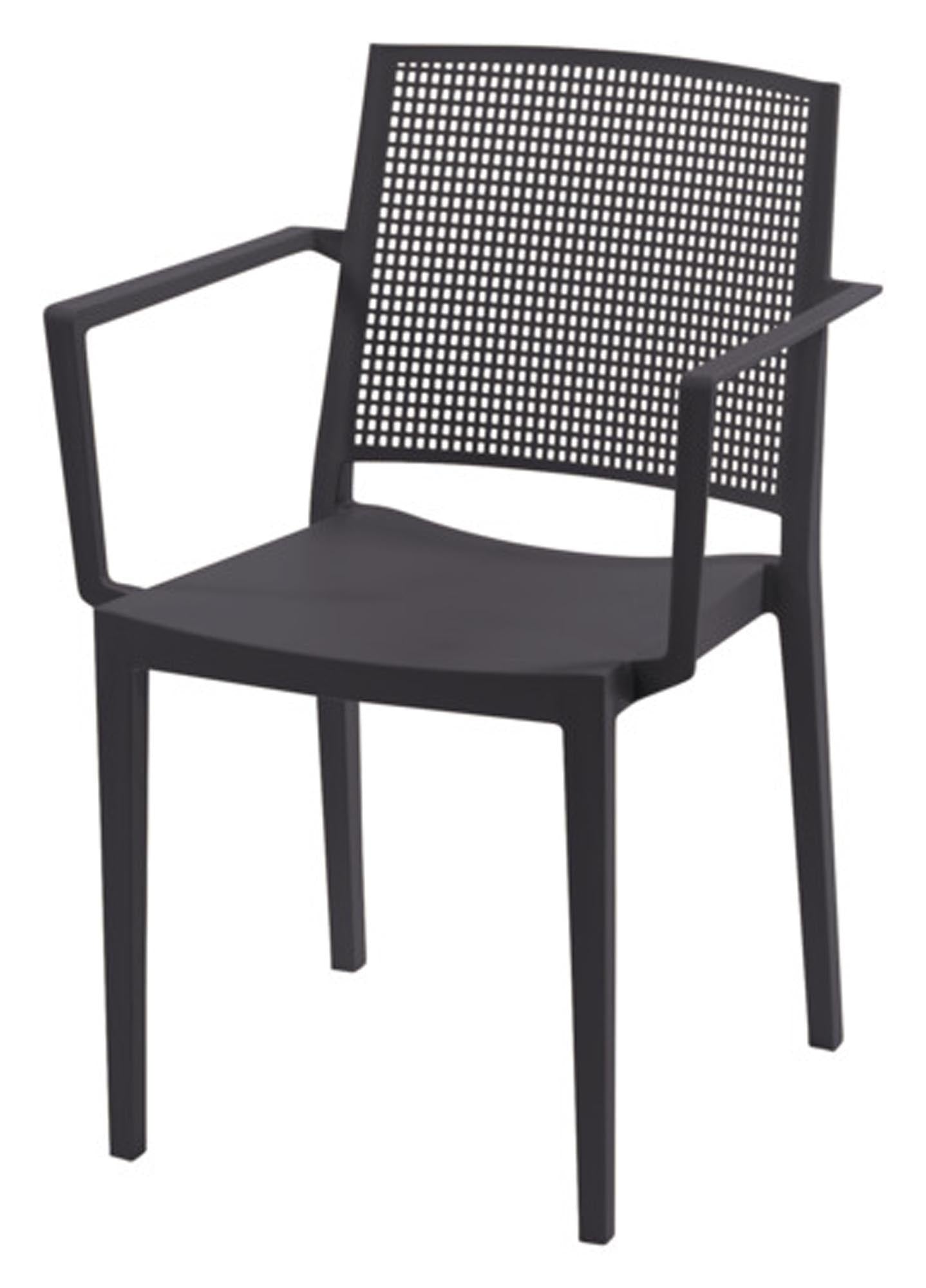 Entdecken Sie den stilvollen Sessel Square anthrazit von SIENA GARDEN – der perfekte Gartenstuhl mit Armlehnen für Komfort und Eleganz im Freien.