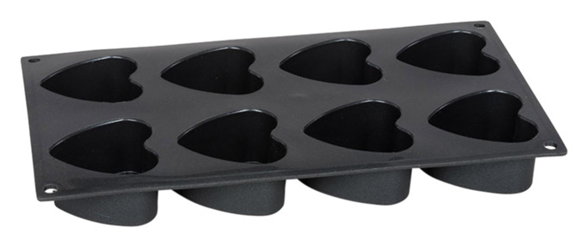 Entdecken Sie die PATISSE Mini Herzbackformen 8er aus Silikon (29x17 cm) für kreative Muffins und Mini-Kuchen. Ideal für Feiern und einfache Reinigung!