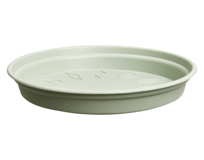 ELHO Untersetzer ø 34 cm steingrün in  präsentiert im Onlineshop von KAQTU Design AG. Pflanzentopfzubehör ist von ELHO