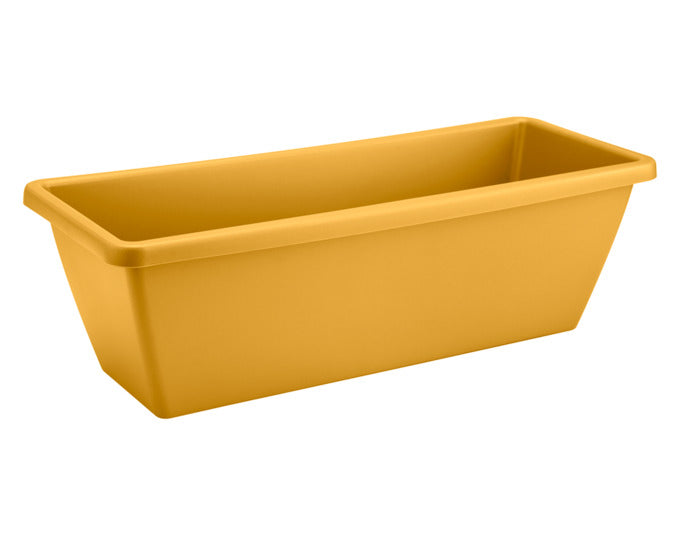 Balkonkasten Barcelona 50 cm von ELHO: robust, umweltfreundlich, UV- & frostbeständig, mit Wasserablauf, modernes Design.