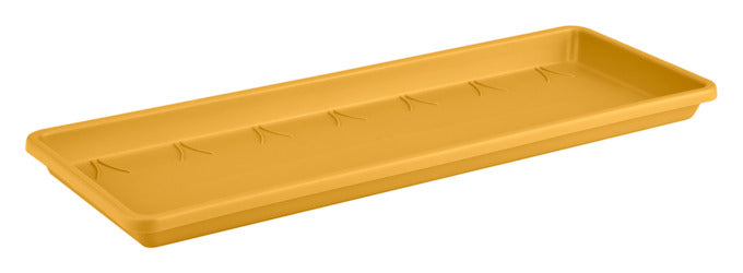 ELHO Untersetzer zu Balkonkasten Barcelona 70 cm honig gelb in  präsentiert im Onlineshop von KAQTU Design AG. Pflanzentopfzubehör ist von ELHO