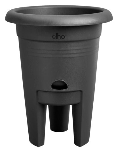 ELHO Erdbeertopf 33 cm living black in  präsentiert im Onlineshop von KAQTU Design AG. Pflanzentopf Outdoor ist von ELHO