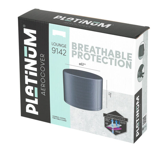 PLATINUM AEROCOVER Schutzhülle Beistelltische ø 98x 50 cm in präsentiert im Onlineshop von KAQTU Design AG. Gartenmöbelabdeckung ist von PLATINUM AEROCOVER