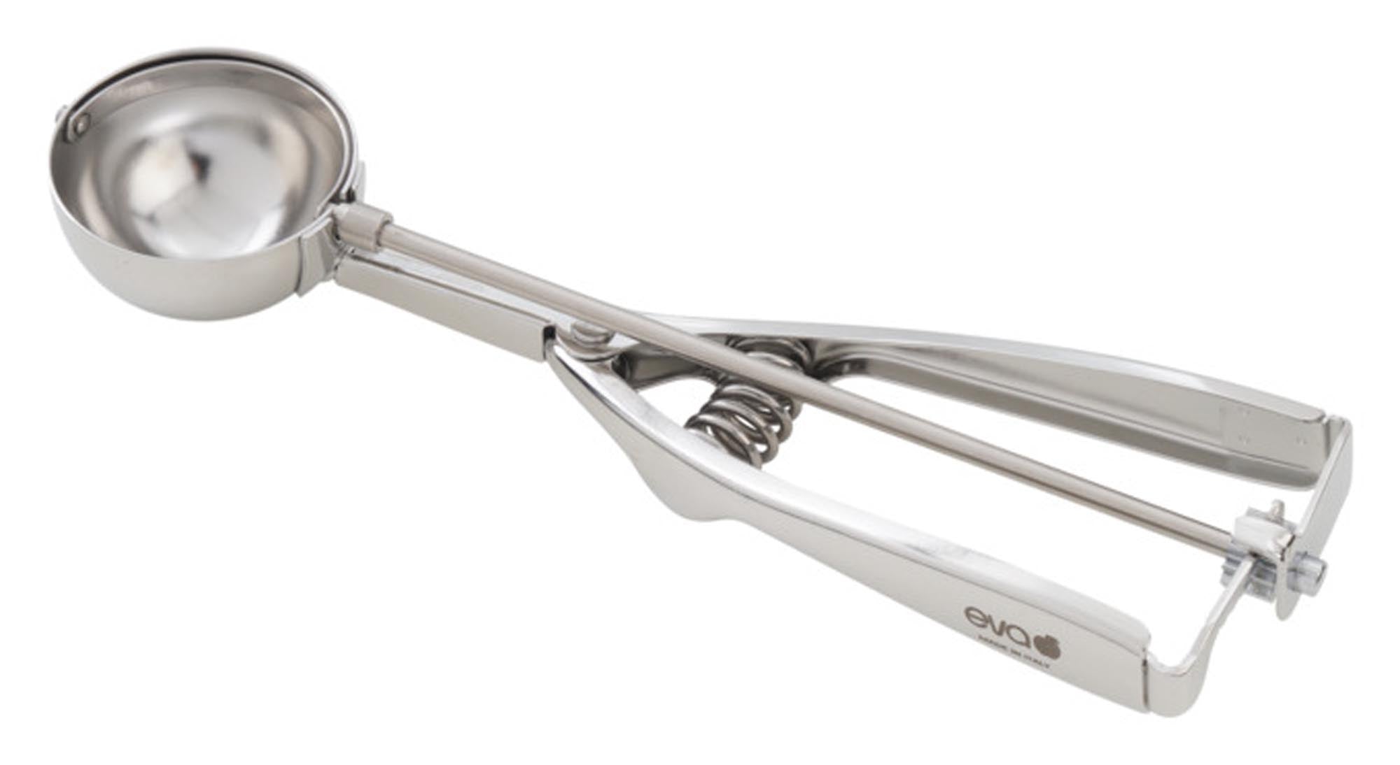 EVA Eisportionierer 1/36 l ø 4.9 cm: Perfekte Portionierung für Eiscreme und Sorbets. Hochwertiger Edelstahl, ergonomisch, leicht zu reinigen. Ideal für Gastronomie und Zuhause.