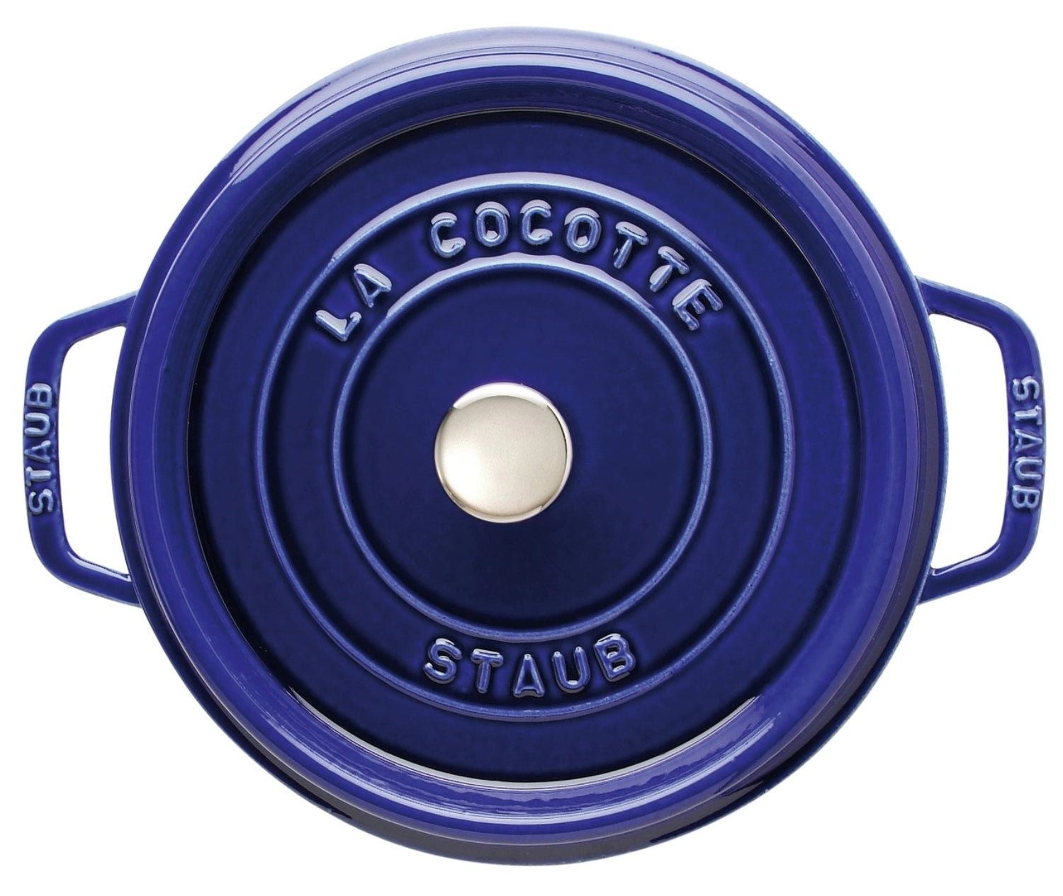 Coc<tc>ott</tc>e 28 cm, round, dark blue, cast iron 6.7l